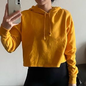 H&M CROPPED HOODIE
